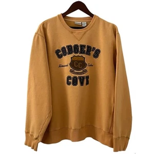 Sudadera De Colección Tejido Inverso Cuello Redondo Codgers Cove Howard Lake MN Bordada XL - Imagen 1 de 10