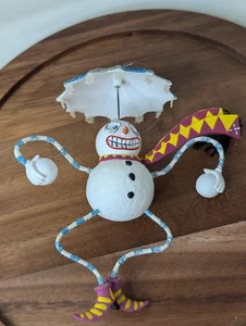 Adorno de Navidad Dept 56 Glitterville Meet the Flakes hecho a la sombra usado en excelente estado - Imagen 1 de 9