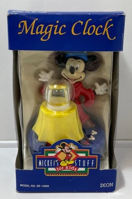 Zeon Mickey Mouse Magic Clock Alarm Character Disney Model ZR 13985 Boxed - Image 1 of 4