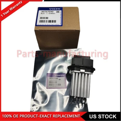 OEM  For Volvo XC60 10-17 30767040 HVAC Blower Motor Resistor Heater US Foto 1 de 4