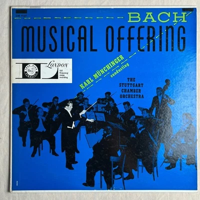 KARL MUNCHINGER Bach: Musical Offering 1956 Vinyl LP London CM 9127 - VG+ Foto 1 de 4