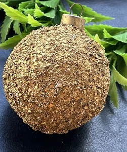 Vintage Chunky Gold Chips Weihnachtsschmuck USA Shiny Brite? - Bild 1 von 7