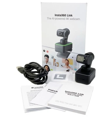 Insta360 Link CINSTBJ/A UHD PTZ 4K AI Webcam, 4K Resolution with 1/2" Sensor - Image 1 of 4