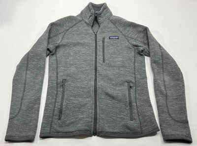 Patagonia Gray Better Sweater Full Zip-Up Fleece Jacket Men's Size Small - Read - Image 1 of 4