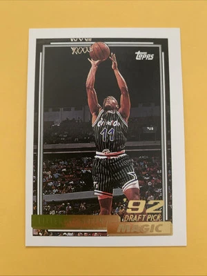 Litterial Green RC rookie card, 1992-93 Topps Gold #299, Orlando Magic - Image 1 of 2