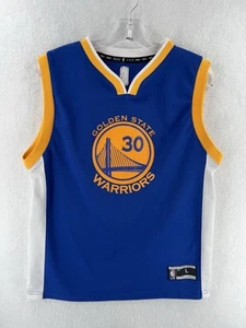 NBA Golden State Warriors #30 Stephen Curry Jersey Blue Youth L Children - Picture 1 of 10