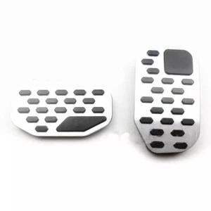 Silver Anti-Slip Brake + Gas Pedal Pads Cover For Ford F-150 2021 2022 2023 - Bild 1 von 4
