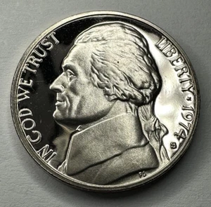 1974-S Jefferson Nickel PROOF 5 Cent Münze aus US postfrisch Proof Set - Bild 1 von 7