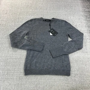 New Naadam Sweater Womens Small Cashmere Crewneck Sweater Dark Gray Casual - Picture 1 of 9