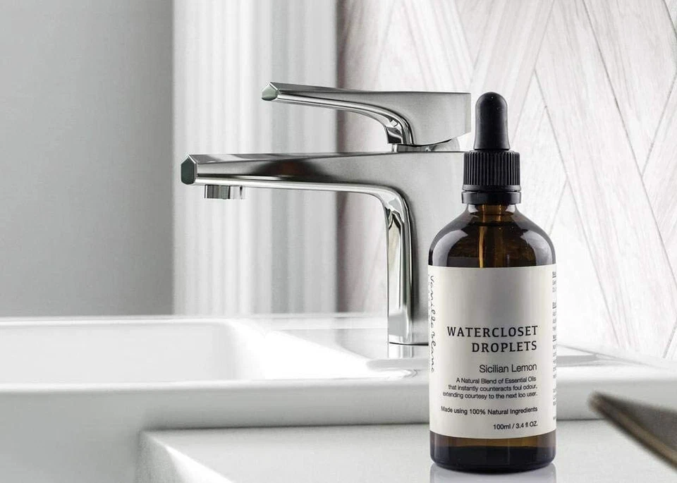 Vanilla Blanc Water Closet Droplets, Essential Oils For Toilet Odours, Poo Drops - Image 1 of 1