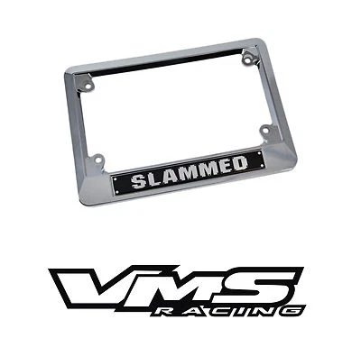 VMS RACING SLAMMED MOTOCICLISTA CLUBE CLASSIFICAÇÃO PLACA QUADRO CROMADO B - Imagem 1 de 3