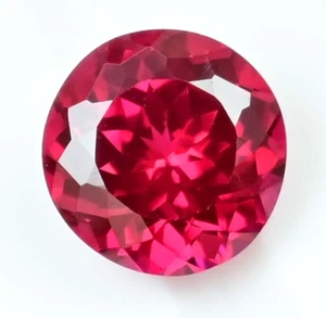 Painita roja natural 4,05 quilates redonda certificada Mogok mejor piedra preciosa suelta rara - Imagen 1 de 7