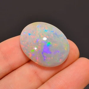 Cabinas de ópalo etíope natural de 23,55 quilates forma ovalada piedras preciosas sueltas 25X19X9 mm - Imagen 1 de 5