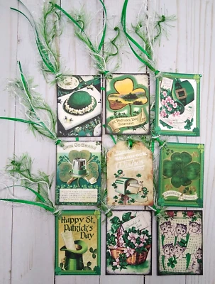 9 St. Patty's ~ Hecho a mano ~ Etiquetas de regalo ~ Libros de recortes ~ Diarios basura ~ Artesanías ~ Fiesta ~ Bolsas de regalo Foto 1 de 3