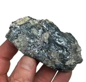 Cristal Covellite Cuarzo Oscuro Áspero Pirita Leonard Mine Butte, Montana EE. UU. B13 - Imagen 1 de 17