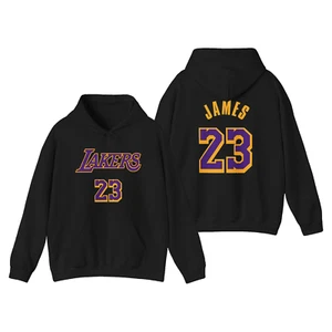 NBA - Sudadera con capucha unisex LeBron James 23 King James - Los Angeles Lakers - Imagen 1 de 6