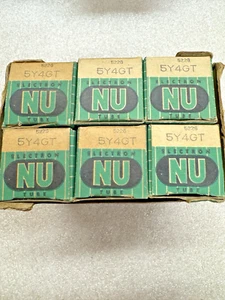 Tubos rectificadores National Union 5Y4GT NUEVO EN CAJA paquete de 6 - Imagen 1 de 7