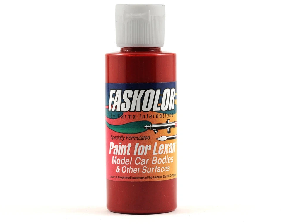 Parma PSE Faskolor Water Based Airbrush Paint (Faslucent Red) (2oz) [PAR40307] - Image 1 of 1