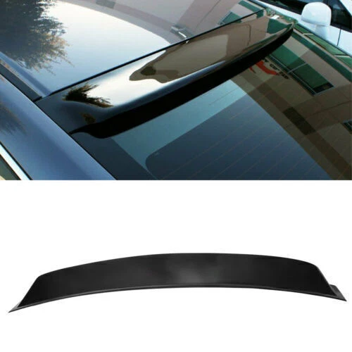 Fit For 2013-2017 Honda Accord 4 Dr Black Rear Roof Window Visor Spoiler wings - Image 1 of 4