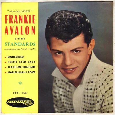 FRANKIE AVALON "UNDECIDED" EP 1959 PRESIDENT 165 - Photo 1/4