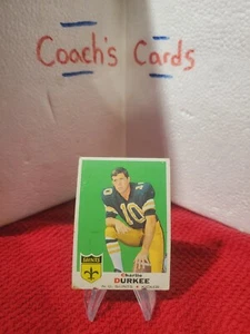1969 Topps NFL Charlie Durkee #257 New Orleans Saints - Picture 1 of 3