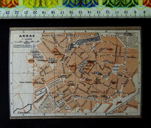 (USA), The City map of Arras, France, (Year : 1904 ). - Picture 1 of 4