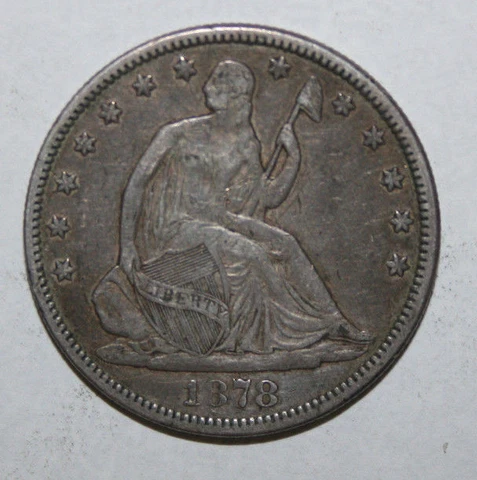 1878 SEATED LIBERTY SILVER HALF DOLLAR G87 Cover