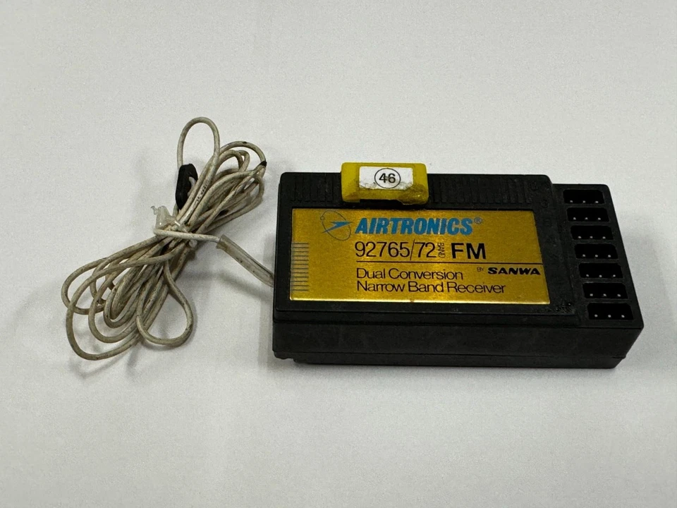 Really Nice Airtronics 72mhz RC Remote Control Airplane FM PPM Receiver 92765 - Image 1 of 1