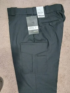 Blauer Side-Pocket Wool Blend Pants, BLACK, Item 8565T - Picture 1 of 8