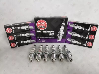 NGK RUTHENIUM HX Spark Plugs LTR6BHX 90495 Set of 6 - Image 1 of 4