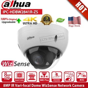 US Dahua Starlight POE 8MP 4K telecamera IP vari focali IPC-HDBW2841R-ZS esterno - Foto 1 di 24