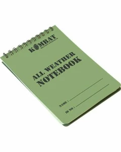 NEW KombatUK A6 All Weather Military Army Waterproof Notebook Notepad 50 Page - Picture 1 of 1