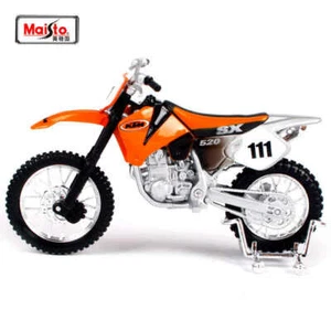 Orange KTM 520 SX Racing 1:18 Kids Diecast Dirt Bike Motocross Motorcycles Toy - Picture 1 of 10
