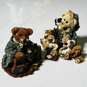 Boyds Bears Friends Bearstone Sammlung Lot 2 Kringle and Company Perfesser - Bild 1 von 10