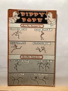 Dippy Dope, como lo escuchó/como lo dijo: - Postal vintage - Imagen 1 de 3