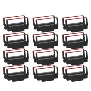 Ink Ribbon Pack of 24 Black and Red TM U220, M188B, BTP M300 - Zdjęcie 1 z 8
