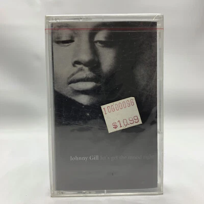 Johnny Gill Cassette Let's Get the Mood Right 1996 Motown R&B rare New Sealed - Image 1 of 3