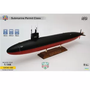Modelsvit 1402 Modell U-Boot Bausatz Maßstab 1:144 SSN-593 U-Boot Permit Class - Bild 1 von 24