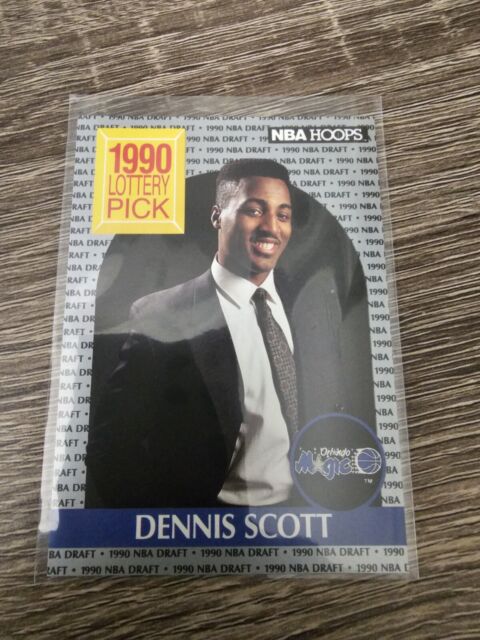 1994-95 Dennis Scott Card #19 Stadium Club Clear Cut Orlando Magic  Basketball