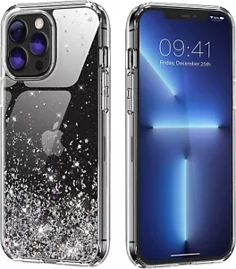SwitchEasy Starfield iPhone 13 PRO MAX custodia glitter trasparente - 6,7 pollici - Foto 1 di 5