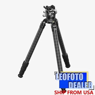 Leofoto LM-364CX+LH-55LSC Tripod 75mm Outdoor Shooting Set with BallHead - Image 1 of 4