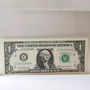$1 Birthday Note Series 2017A Dollar Bill 2017 - 1942 Trailing 1942 - Picture 1 of 1