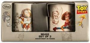 Disney Art of Pixar Toy Story Buzz Woody Limited Edition RARE NEW Two Mug Set - Picture 1 of 1