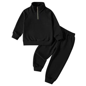 Toddler Baby Boy Clothes Fall Winter Outfits Baby Zipper Sweatshirt Jogger Pa... - Picture 1 of 6