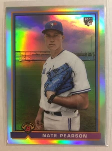 2021 Bowman Chrome Nate Pearson R/C #91B - NP. 91 Throwback - Bild 1 von 2