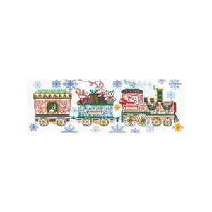 Kit punto de cruz, Punto Contado Riolis 2156 Le Tren de Navidad 30x10 CM - Imagen 1 de 13