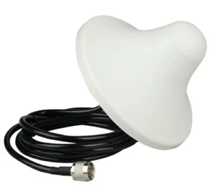 Antenna Interna Soffitto 698-2700Mhz 5dBi 3m/5m Cavo N Maschio per 2G 3G 4G - Zdjęcie 1 z 3