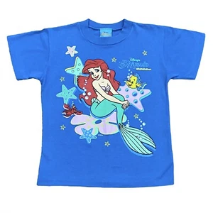 Vintage 90's Disney The Little Mermaid T-Shirt Kids Size 10 - Picture 1 of 4