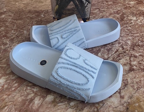 Scarpe sandali Jordan Nola da donna blu Celestine comfort slide taglia 9 ottime condizioni! $89