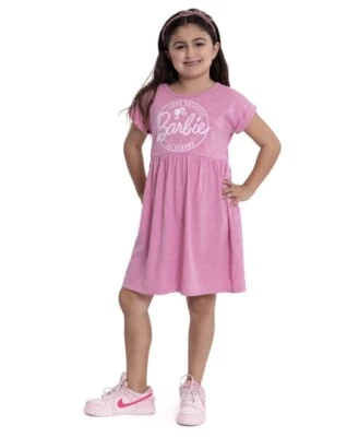 Vestido Barbie rosa Mattel para niña talla 7-8 nuevo con etiquetas Foto 1 de 4